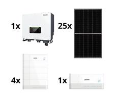 SOFAR SOLAR Solárna zostava SOFAR Solar-10kWp JINKO+10kW hybridný měnič 3f+10,24 kWh batérie