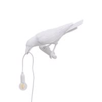 Vonkajšie LED svietidlo Bird Lamp, vľavo, biela