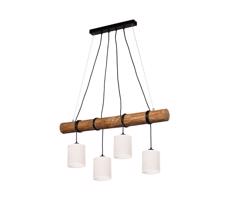 85941404 - Luster na lanku ULMO 4xE27/25W/230V borovica