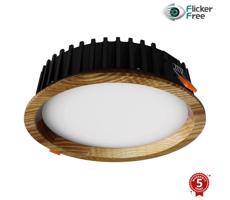 APLED APLED - LED Podhľadové RONDO WOODLINE LED/12W/230V 3000K pr. 20 cm jaseň masív