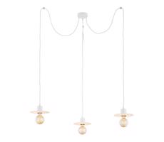 Argon Argon 1376 - Luster na lanku CORSO 3xE27/15W/230V pavúk biela