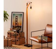 Atmosphera Atmosphera - Stojacia lampa WILD 1xE27/25W/230V borovica