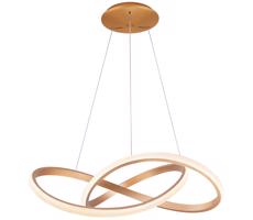 Azzardo Azzardo - LED Stmievateľný luster na lanku INFINITY LED/80W/230V zlatá + DO