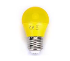 B.V. LED Žiarovka G45 E27/4W/230V žltá -
