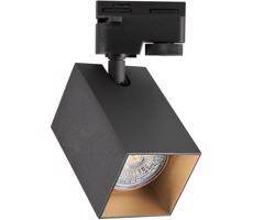 Bodové svietidlo do lištového systému SQUARE 1xGU10/10W/230V čierna