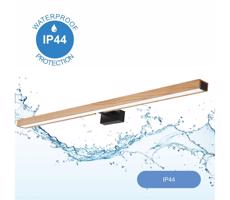 Brilagi Brilagi-LED Kúpeľňové osvetlenie zrkadla WOODY MIRROR LED/15W/230V IP44 dub/čierna