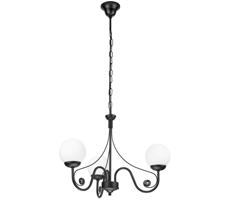 Brilagi Brilagi - Luster na reťazi COTTAGE 3xG9/40W/230V čierna/biela