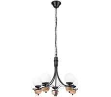Brilagi Brilagi - Luster na reťazi COTTAGE 5xG9/40W/230V buk/biela