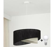 Brilagi LED Luster na lanku LYRA 1xE27/15W/230V čierna/krémová