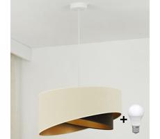 Brilagi LED Luster na lanku LYRA 1xE27/15W/230V krémová/čierna/zlatá