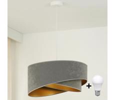 Brilagi LED Luster na lanku LYRA 1xE27/15W/230V šedá/zlatá