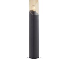 Brilliant Brilliant - Vonkajšia lampa MINOU 1xE27/10W/230V 60 cm IP44 čierna/dymová
