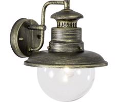 Brilliant Brilliant - Vonkajšia nástenná lampa ARTU 1xE27/60W/230V IP44 patina/zlatá