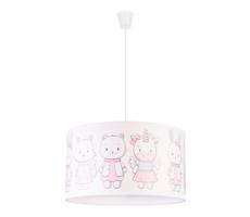 - Detský luster na lanku PRINT M 1xE27/40W/230V pr. 35 cm zvieratká
