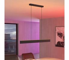 Eglo 31433 - LED RGBW Stmievateľný luster na lanku ANDREAS-Z LED/38W/230V čierna