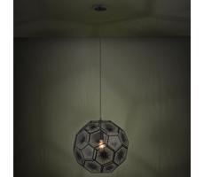 Eglo 39619 - Luster na lanku SKOURA 1xE27/60W/230V 50 cm čierna