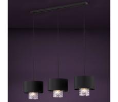 Eglo 39978 - Luster na lanku SAPUARA 3xE27/40W/230V čierna