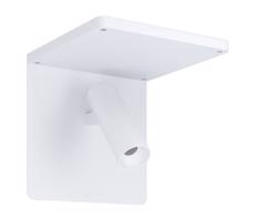 Eglo 67562 - LED Nástenné svietidlo s policou CIGLIE LED/8,1W/230V biela