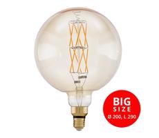 Eglo LED Stmievateľná žiarovka G200 E27/8W/230V 2100K - Eglo 11687