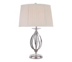 Elstead Elstead AG-TL-POL-NICKEL - Stolná lampa AEGEAN 1xE27/60W/230V lesklý chróm