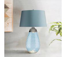 Elstead Elstead LENA-TL-L-MODRÁ - LED Stolná lampa LENA 1xE27/60W/230V+1xGU10/7W modrá