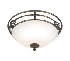 Elstead Elstead PB-F-A-BLK-GOLD - Stropné svietidlo PEMBROKE 2xE27/60W/230V