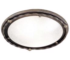 Elstead Elstead PB-F-B-BLK-GOLD - Stropné svietidlo PEMBROKE 1xE27/60W/230V mosadz