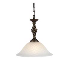 Elstead Elstead PB-P-BLK-GOLD - Luster na reťazi PEMBROKE 1xE27/60W/230V