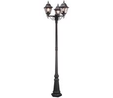 Elstead Elstead - Vonkajšia lampa NORFOLK 3xE27/100W/230V IP43 čierna