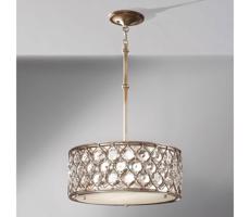 Elstead Feiss FE-LUCIA-B - Luster na tyči LUCIA 3xE27/60W/230V