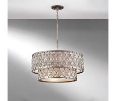 Elstead Feiss FE-LUCIA-P-E-2TR - Luster na tyči LUCIA 6xE27/60W/230V