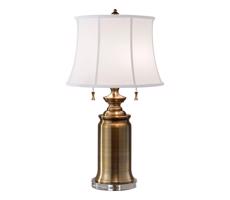 Elstead Feiss FE-STATEROOM-TL-BB - Stolná lampa STATEROOM 2xE27/60W/230V mosadz