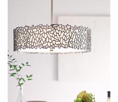 Elstead Kichler KL-SILVER-CORAL-P-A - Luster na tyči SILVER CORAL 3xE27/100W/230V chróm