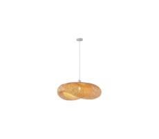 Eurolamp Luster na lanku 1xE27/40W/230V bambus