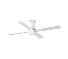 FARO Barcelona FARO 33756WT - LED stropný vent. FRASER XL LED/16W/230V biela pr. 120 cm WT + DO