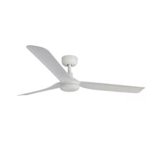 FARO Barcelona FARO 33814WT - Stropný látor PUNT M biela pr. 132 cm WT + diaľkové ovládanie