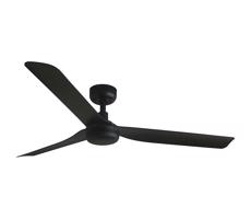 FARO Barcelona FARO 33815WT - Stropný látor PUNT M čierna pr. 132 cm WT + diaľkové ovládanie