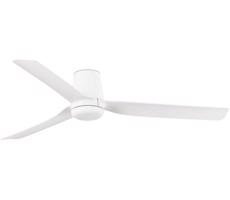 FARO Barcelona FARO 33828WT-Stropný látor PUNT TUB M biela pr. 132 cm WT + diaľkové ovládanie
