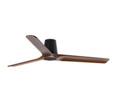 FARO Barcelona FARO 33839 - Stropný látor HEYWOOD TUB L borovica/čierna pr. 132 cm + DO