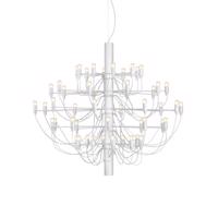 FLOS 2097/50 LED luster, efekt mrazu, biela