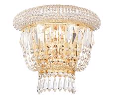 Ideal Lux Ideal Lux - Krištáľové nástenné svietidlo DUBAI 2xE14/28W/230V zlatá