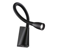 Ideal Lux Ideal Lux - LED Flexibilná lampička GOOSE LED/3W/230V CRI 90 čierna