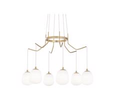 Ideal Lux Ideal Lux - LED Luster na lanku KAROUSEL 6xG9/3W/230V pr. 72 cm mosadz