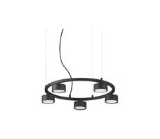 Ideal Lux Ideal Lux - LED Luster na lanku MINOR 5xGX53/9W/230V pr. 50 cm čierna