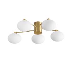 Ideal Lux Ideal Lux - LED Prisadený luster HERMES 5xG9/3W/230V pr. 60 cm zlatá