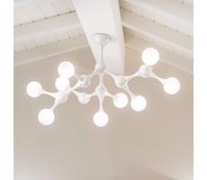 Ideal Lux Ideal Lux - LED Prisadený luster NODINO 9xG9/3W/230V biela