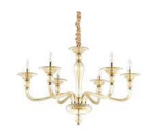 Ideal Lux Ideal Lux - Luster na reťazi DANIELI 6xE14/40W/230V pr. 85 cm mosadz