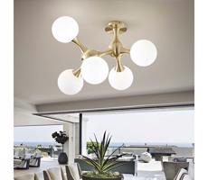 Ideal Lux Ideal Lux - Prisadený luster NODI 5xE14/28W/230V mosadz