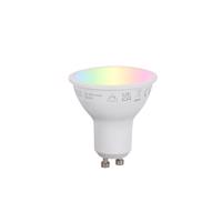 Inteligentná stmievateľná LED žiarovka GU10 50 mm Opál RGBW 4,7 W 400 lm 2700-6500 K
