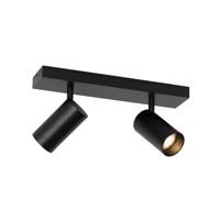 Inteligentný stropný reflektor čierny nastaviteľný 2-svetelný vrátane 2 Wifi GU10 50mm - Jeana Luxe